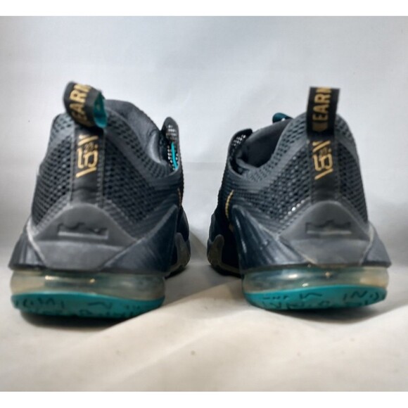 Nike LeBron James 12 XII Low “Black Green Metallic Gold” US men's 11  724557-070 - Picture 10 of 14